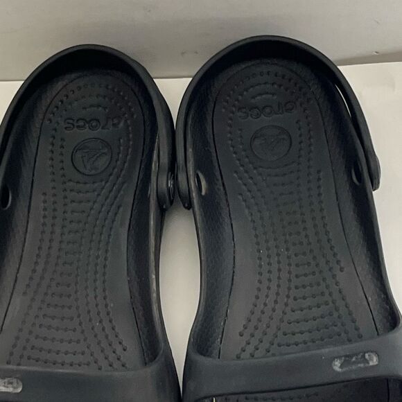 Crocs Cleo II‎ Double Strap Adjustable Sandals Black Womens Size 4 Slides main image 9
